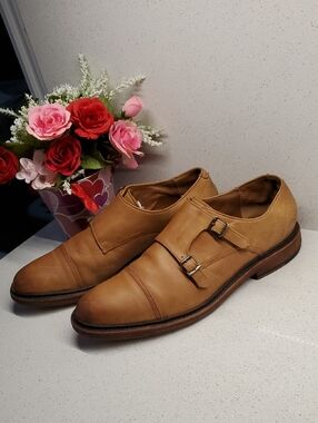 FRYE Men's Double Monk Strap Leather Oxfords(sz 10.5D)